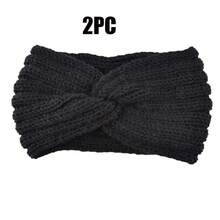 3pcs/Set Women's Winter Ear Warmers, Thick Knit Headbands, Warm Winter Accessories For Cold Weather - Multicolor - View 10
