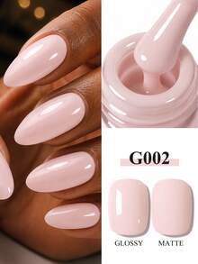 1 pc Kutek Gel Murni Warna Pink 15 ml Semi-Permanen Soak Off untuk Manicure UV LED Salon DIY - Berwarna merah muda - View 4