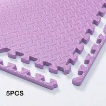 5-Piece Fitness Mat, Interlocking Exercise Foam Mat, Gym Mat, Non-Slip Puzzle Mat, Non-Slip Waterproof, Anti-Fall Noise Reduction, Home Living Room Bedroom Puzzle, New Durable Material, Training Supplies[Each Small Piece Only Comes With 1 Edge, Increasing Accordingly] - New Model - View 17