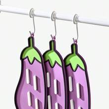1pc Eggplant And Pineapple Kitchen Pot Lid Mat, Utensil Storage Mat, Draining Mat, Table Countertop Heat Insulation Mat, Cutting Board Placement Mat - Multicolor - View 6