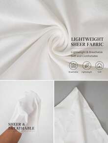 Spring/Summer Sexy Minimalist Hot Girl Solid Color Low Neck Fitted Tank Top For Women, Daily Commute, Date, Sports, Party, Music Festival Casual - Pearl White - View 9