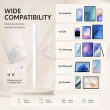 Universal Active Stylus Pen With Type-C Charging Design, Designed For Smooth And Efficient Digital Drawing. Compatible With IPad 2018-2025 And Android Devices, Providing High-Precision Writing And Drawing Experience. - Multicolor - View 2