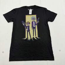 Ripple Junction Shirt Mens XS Black Suited Graphic Tee Adult Swim - Style - View 1