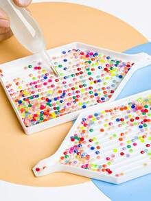 5/10pcs Plastic Diamond Painting Trays, Diamond Painting Beads Sorting Tray, Plastic Rhinestone Sorting Tray, Suitable For DIY Beginners And Adults Diamond Painting Accessories And Tools Set - Sets - View 4