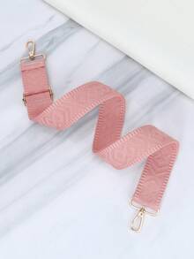 Adjustable Embroidered Shoulder Strap, Suitable For Handbags And Crossbody Bags, Wallet Strap - Pink - View 3