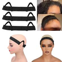 New Non-Slip Wig Grip Elastic Band For Lace Front, Wig Band With Ear Cut Outs | Non Slip, Adjustable C Shaped Elastic For Lace Front Wigs, C Shaped Ear Curve Headband For Women - View 11