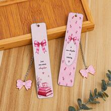 1pc Romantic Women's Butterfly Book Double Sided Stainless Steel Bookmark - Perfect Reading Gift For Girlfriend, Student, Teacher, Book Enthusiast, Holiday Gift, Christmas. - Multicolor - View 11