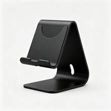 Minimalist Desktop Phone Stand, Phone Holder, Stable Viewing Angle, Easy Cable Connection, Modern Sturdy Desktop Base, Suitable For Home And Office Decor - Phone Stand - View 7