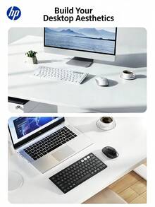 HP S1000 Plus Cute Quiet Wireless Mouse, 2.4GHz Portable USB Mouse, Plug And Play, Suitable For Computer Laptop, Perfect Holiday Gift. - View 10