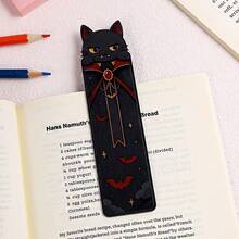 Fun Halloween‑Themed Cat‑Shaped Acrylic Bookmarks, Creative And Cute Vampire, Mummy And Ghost Cat Page Markers, Reading Decorative Accessories, Perfect Halloween Gifts For Cat Lovers And Book Lovers - One Size Fits All - View 8