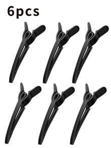 Large Matte Long Seamless Alligator Hair Clip, Bangs Clip For Blow Drying, Sectioning And Fixing Hair Strands, Minimalist Solid Color Suitable For Makeup Styling And Fixing Flyaways, Can Be Used As A Daily Beauty Gift - Multicolor - View 13