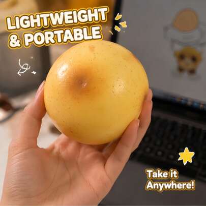 1pc Realistic Potato Slow Rebound Stress Relief Toy, Soft And Firm Texture, Repeated Squeezing Without Deformation, Fun And Quirky Small Gift, Perfect For Holidays, Birthday Gifts, Halloween, Thanksgiving, Christmas, Labor Day, Back To School Season, Party Gifts, Squishy, Crunchy Squish, Crunchy Butter Squish, Squeeze, Slushy Ball, Squishy Stress Toy, Dumpling Squish, School Supplies, Btsarmy, Halloween Decor