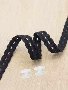 Lace Trim Waistband, Suitable For T-Shirts, Dresses, Shirts, Invisible Button Extender For Adjustable Clothing Length; No-Tie Trim Adjuster, Elastic Buckle, Suitable For Sweaters, Pants (Unisex Home Sewing Tool) - Multiple Styles - View 16