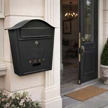 Wall-Mount Mailboxes - Black - View 9