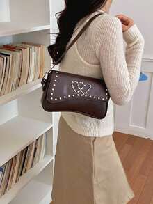 Nuevo bolso de hombro versátil - Café - Ver 4
