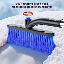 1pc Car Snow Scraper, Detachable Multi-Function Snow Brush, Glass Ice Scraper, Winter Snow Removal And Ice Clearing Tool - A - View 7