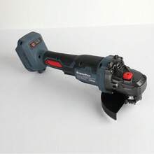 SuperPan 660W High Power Rechargeable Brushless Angle Grinder, Cutting, Grinding, Rust Removal, Polishing Multi-Purpose Handheld Lithium Battery Angle Grinder For Home Decor And Construction Site (Bare Tool - Battery Not Included) - Blue - View 6