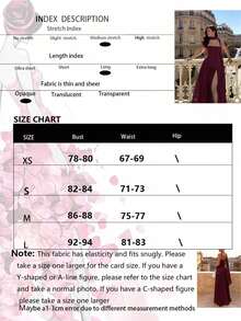 Women's Solid Color Square Neck Back Tie Scarf Ribbon A-Line Sexy Vacation Wedding Party Plus Size Dress - Burgundy - View 4
