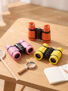 1pc Colorful Mini Binoculars For Kids, Compact Portable Toy Telescope With Neck Strap, Outdoor Adventure Toy For Camping, Hiking, Bird Watching & Nature Exploration, Birthday & Back To School Gift - Multiple Styles - View 3