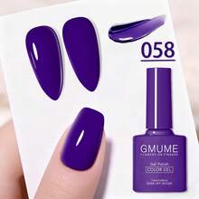 1pc 7.5ml Gel Nail Polish, Color-Matched Bottle Design, Soak Off UV/LED Nail Gel For Spring Summer Fall Winter Manicure, Home DIY Nail Art, Daily Nail Style, Solid Color Nail Design, 77 Colors Available For Personal Use, Nail Care - Multicolor - View 88