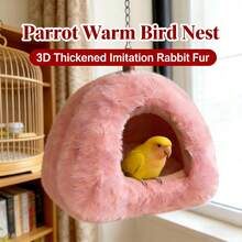 Bird Nest Winter Warmth Gadget, Thickened Small Parrot Nest Bed, Sleeping Warm Bed, Bird House Winter Comfortable Bird Nest Cage Accessory Sleeping Nest - View 3