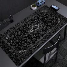 Black Persian Carpet Gaming Accessories Mouse Pad Computer Desk Xxl Mouse Mat Large Mousepad Mice Extra Large For Bears Pc - View 6