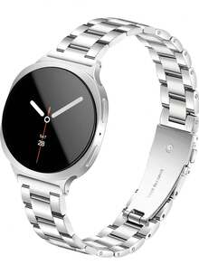 Galaxy Watch 不鏽鋼錶帶 + 1件金屬錶帶拆卸工具，相容於 Galaxy Watch 8、Galaxy Watch 9、Galaxy Watch 8 Classic、Galaxy Watch Ultra 47mm (2025/2024)；相容於 Galaxy Watch 4、5、6、7 (40mm、44mm) / Watch 4、6 Classic (42mm、46mm、43mm、47mm) / Watch 5 Pro 45mm / Watch 3 41mm / Active 2。此金屬錶帶為中性款，適合腕圍尺寸：6.3-8.26 英吋 (160mm-210mm)。 - 銀色 - 查看 9