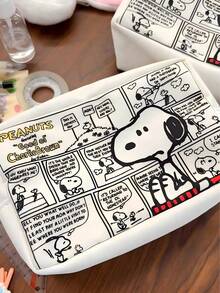 1 حقيبة تخزين بتصميم Snoopy، مناسبة لتنظيم الأشياء الصغيرة أثناء الدراسة اليومية والتنقل، يمكن استخدامها كحقيبة أقلام أو حقيبة مكياج أو حقيبة تخزين متنوعة، مناسبة أيضًا كهدية للعودة إلى المدرسة، مستلزمات المدرسة، العطلات، أعياد الميلاد، هالوين، عيد الميلاد، الحفلات - متعدد الألوان - مشاهدة 6