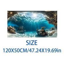 Aquarium Underwater Background, Fish Tank Sticker, Suitable For Freshwater/Saltwater Fish Tank, Shrimp, Aquarium Decoration Vinyl Mural, Removable Without Residue - A - View 78