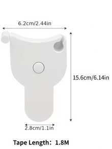 Automatic Retractable Body Measuring Tape, Portable Waist Circumference Measuring Tape, One-Click Lock Fitness Body Measurement, Record Soft Tape Measure For Home Waist, Hip, Arm Circumference, Body Dimension Measurement Tool For Sports, Body Shaping Data Recording Portable Measuring Device - Multicolor - View 6