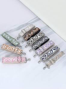 波西米亞風葉子刺繡可調節手提包肩帶 - 彩色 - 查看 2