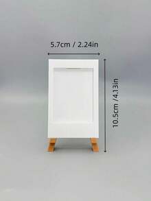 1-2pcs 3D Printed White Mini Instant Photo Frame, Easel-Style Photo Display Stand, Reusable Desktop Photo Decor, Multi-Scenario Universal Desktop Decoration, Perfect Gift For Birthday, Anniversary, Holiday And Christmas - Multi-color - View 7