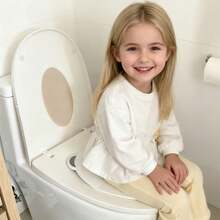 1pc Children's Folding Toilet Seat, Toddler Potty Training Seat, Portable Travel Toilet Seat (With Storage Bag), Anti-Slip Protective Design - Multicolor - View 5