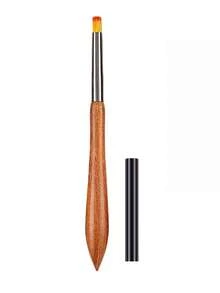 Olasalon Acrylic Nail Brush, Sandalwood Handle, Suitable For Professional Application Of Acrylic Nail Polish And Acrylic Powder - Chocolate Brown - View 20