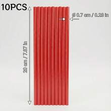 10pcs Red Hot Glue Sticks - For Unparalleled Bonding And Precise Dent Removal - Professional Paintless Repair - Red - View 8
