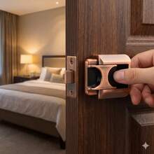 Stainless Steel Door Latch Child Safety Lock Anti-Theft Design For Home Bedroom Bathroom Entry Doors - A - View 8