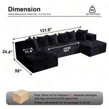 Sofas & Couches - Black - View 4