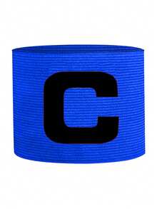 Elastic Football Captain Armband With C Logo For Team Identification, Adjustable, Suitable For All Ages And Genders, For Outdoor Activities, Football, Rugby, Basketball, Volleyball, Football Team Accessory - Multicolor - View 12