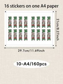 LICVIC Custom Christmas Name Stickers, Personalized Holiday Letter Decals, Customized Gift Wrap Labels, Customizable Name Stickers For Presents, Christmas Party Decor, Xmas Label Sticke, Holiday Envelope Seals, Holiday Gift Tags 2026,Christmas Gift Stickers - Style G - View 14