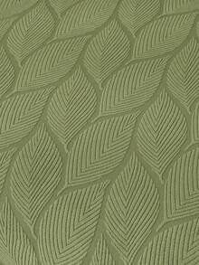 Beige Style Chair Covers Dining Chair. Simple Plant Print. For Hotels And Home Use - Green - View 3