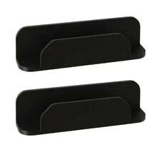 2/6pcs Wall-Mounted Remote Control Storage Rack, Self Adhesive Universal Remote Control Holder, Place On Wall Or Back Of TV, TV Air Conditioner Remote Control Organizer For Bedroom Bedside Table - View 8