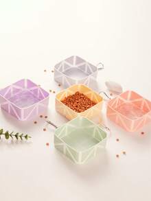 1/2pcs(Portable Folding Pet Travel Bowl Is Main Product + Accessory Hook) Mixed Set, Large Capacity Macaron Color Dog & Cat Food Bowl Water Bowl, Silicone Feeding Bowl, Suitable For Walking, Camping, Outdoor Travel, Essential Pet Supplies For Travel, Dog Supplies, Kitten Supplies, Christmas Gift For Dogs - Multicolor - View 10