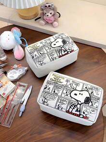 1 حقيبة تخزين بتصميم Snoopy، مناسبة لتنظيم الأشياء الصغيرة أثناء الدراسة اليومية والتنقل، يمكن استخدامها كحقيبة أقلام أو حقيبة مكياج أو حقيبة تخزين متنوعة، مناسبة أيضًا كهدية للعودة إلى المدرسة، مستلزمات المدرسة، العطلات، أعياد الميلاد، هالوين، عيد الميلاد، الحفلات - متعدد الألوان - مشاهدة 5