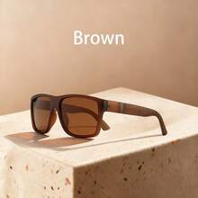 The Latest Fashionable Retro Square Colored Striped Sports Glasses Come In A Variety Of Colors For Comfortable Daily Casual Wear - F364-5 - View 15