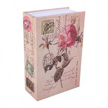 Hidden Rose Diary Safe Box - Realistic Diary Design Hidden Box For Storing Valuables, Money, Passports - Creative Gift For Women, Girls, Students, Travel And Anti-Theft Protection - Rose Key Design - View 6