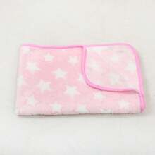 Pet Blanket For Small And Medium Dogs, Also Suitable For Various Small Animals And Cats, Washable, Soft Flannel Fabric, Five-Point Star Embroidery, Lightweight And Breathable, Suitable For All Seasons, Can Be Used As Dog Bed And Dog Mat - Multicolor - View 9
