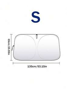 Car Windshield Sunshade, Heat Insulation Device, Anti-Glare Sunshade, Car Front Windshield Sunshade, Car Window Sunshade, Car Sunshade Panel. Easy To Install, Suitable For Installation Inside The Front Windshield, Helps Prevent Sunlight From Hitting The Dashboard And Interior. - One Size Fits All - View 11
