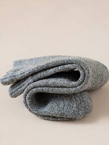 5 Pairs Thickened Warm Knitted Terry Mid-Calf Socks - Multicolor - View 5