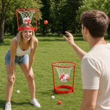Head-Mounted Basketball Shooting Game With Soft Ball, Adjustable Headband Shooting Toy, Suitable For Outdoor Indoor Party Family Game Night, Fun Group Activity Gift For Christmas/Halloween/Holiday Birthday, Suitable For Teens And Adults 14+ - Multi-color - View 1