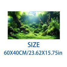 Aquarium Underwater Background, Fish Tank Sticker, Suitable For Freshwater/Saltwater Fish Tank, Shrimp, Aquarium Decoration Vinyl Mural, Removable Without Residue - A - View 89